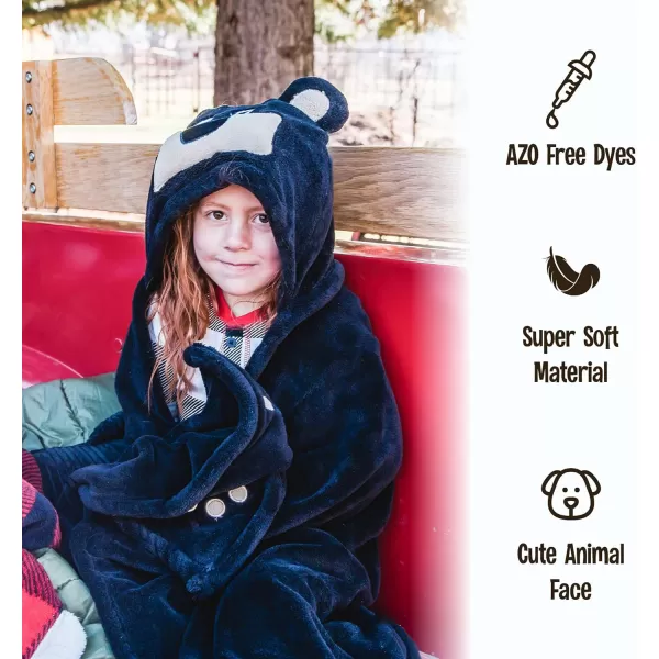 Lazy One Wearable Hooded Blanket for Kids Animal Hooded Blanket LionPink Dino Hooded Blanket