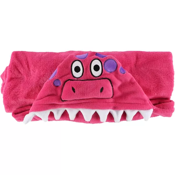Lazy One Wearable Hooded Blanket for Kids Animal Hooded Blanket LionPink Dino Hooded Blanket