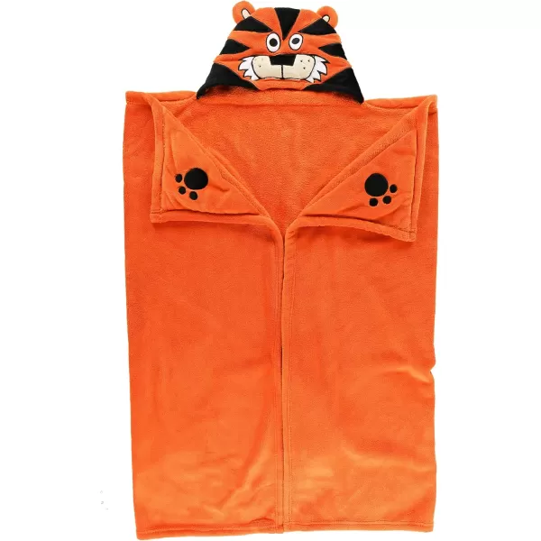 Lazy One Wearable Hooded Blanket for Kids Animal Hooded Blanket LionTiger Blanket Hooded Blanket