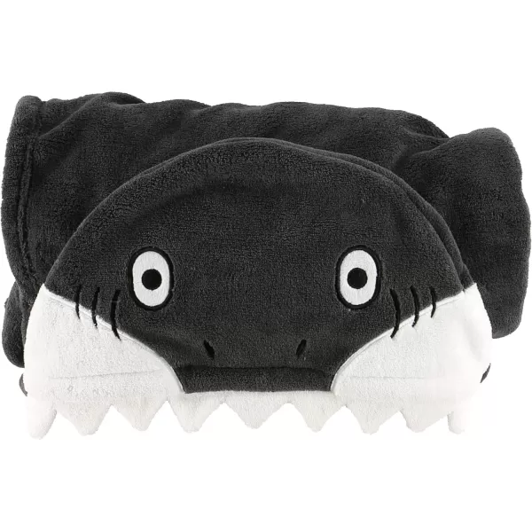 Lazy One Wearable Hooded Blanket for Kids Animal Hooded Blanket LionWide Awake Sharks Hooded Blanket