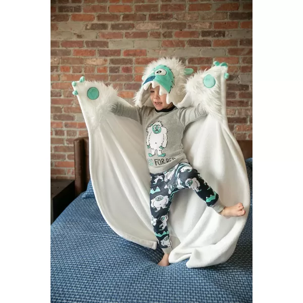 Lazy One Wearable Hooded Blanket for Kids Animal Hooded Blanket LionYeti Hooded Blanket