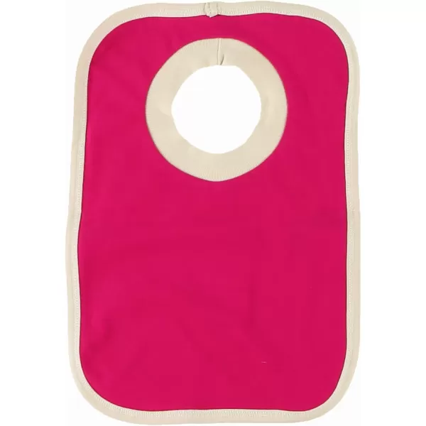 LazyOne AnimalPrint Baby Bibs Cute Baby Shower Gifts One SizeDuck Duck Moose Pink Bib
