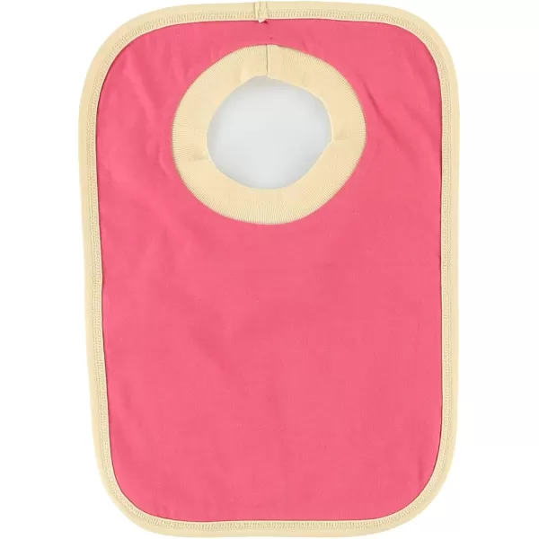 LazyOne AnimalPrint Baby Bibs Cute Baby Shower Gifts One SizeMoosey Eater Pink Bib
