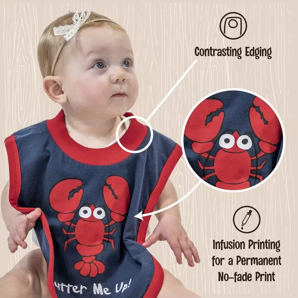 LazyOne AnimalPrint Baby Bibs Cute Baby Shower Gifts One SizePinch Me Im Dreaming Bibs
