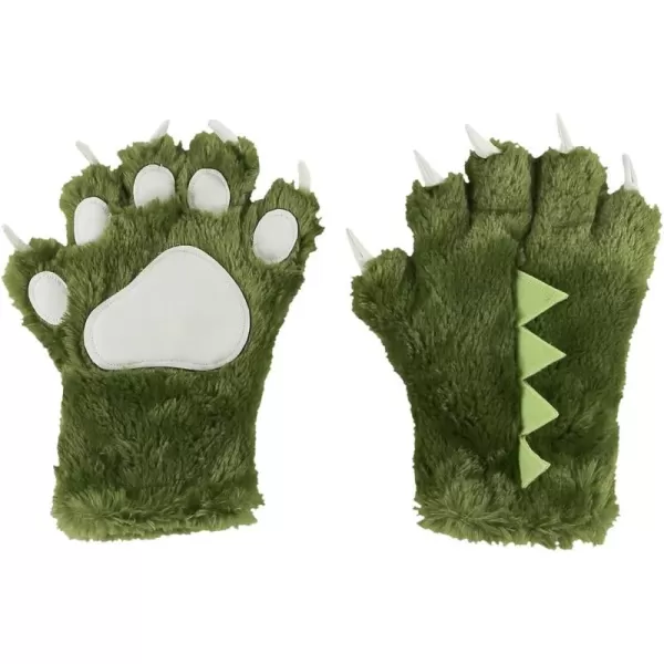 Lazy One Animal Paw Mittens for Adults and KidsDino Mitt