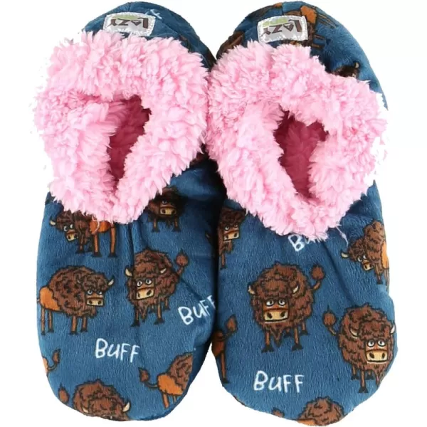 Lazy One Fuzzy Feet Slipper Socks for Women Cute FleeceLined House Slippers Cute Dog ampamp Cat DesignBuff Fuzzy Feet