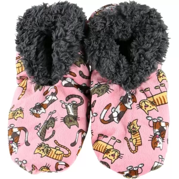 Lazy One Fuzzy Feet Slipper Socks for Women Cute FleeceLined House Slippers Cute Dog ampamp Cat DesignCat Nap Fuzzy Feet