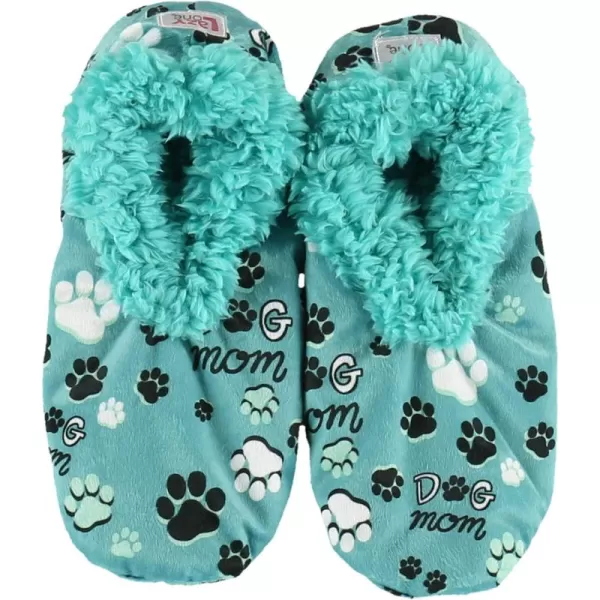Lazy One Fuzzy Feet Slipper Socks for Women Cute FleeceLined House Slippers Cute Dog ampamp Cat DesignDog Mom Fuzzy Feet