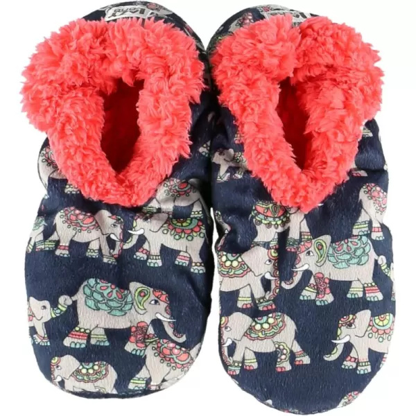 Lazy One Fuzzy Feet Slipper Socks for Women Cute FleeceLined House Slippers Cute Dog ampamp Cat DesignDream Big Elephant Fuzzy Feet
