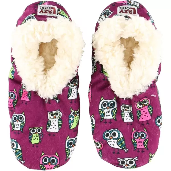 Lazy One Fuzzy Feet Slipper Socks for Women Cute FleeceLined House Slippers Cute Dog ampamp Cat DesignNight Owl Fuzzy Feet