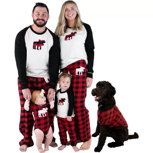 Moose Plaid Family Pajamas