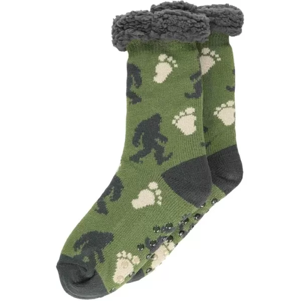 Lazy One Plush Nonskid Socks Fuzzy Socks with Cute Designs for Women Sherpa FleeceLined SocksBigfoot Plush Sock