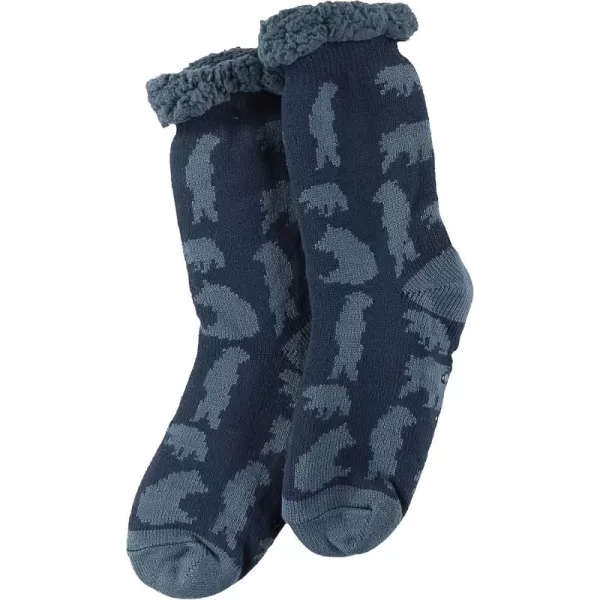 Lazy One Plush Nonskid Socks Fuzzy Socks with Cute Designs for Women Sherpa FleeceLined SocksGet Lost Plush Sock