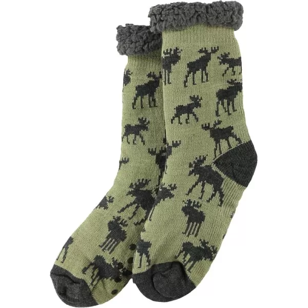 Lazy One Plush Nonskid Socks Fuzzy Socks with Cute Designs for Women Sherpa FleeceLined SocksMountain Made Plush Sock