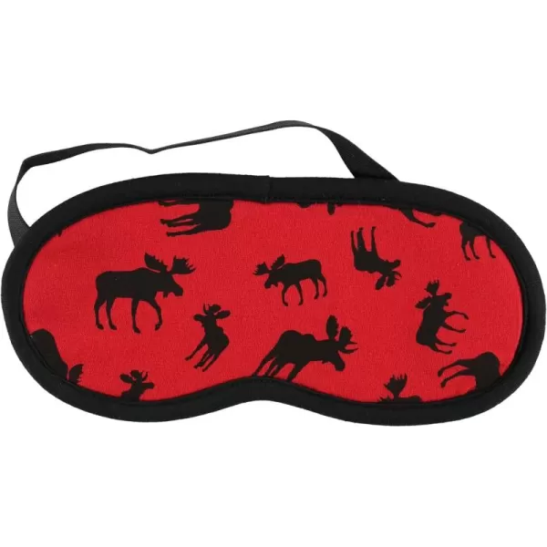 Lazy One Womens Cotton Face Mask for Sleep Washable Sleeping Mask for Adults Classic Moose