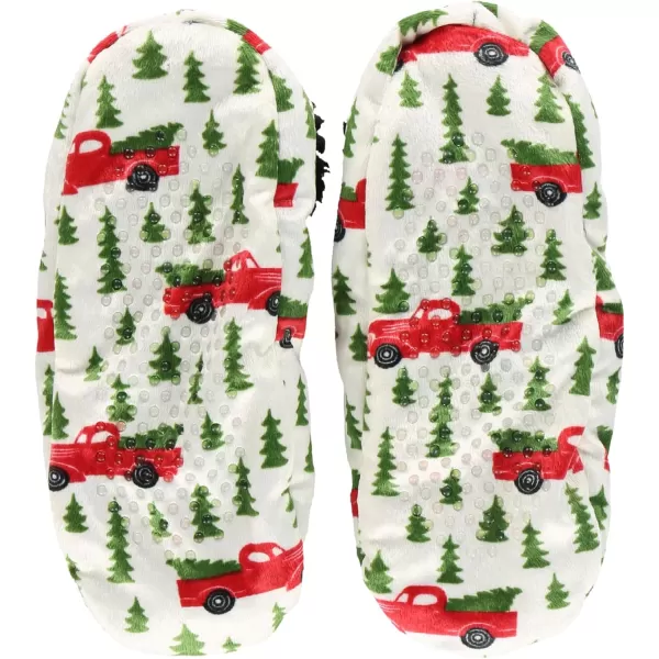 Lazy One Fuzzy Feet Slipper Socks for Women Cute FleeceLined House Slippers NonSkid Slipper SocksTailgate Fuzzy Feet