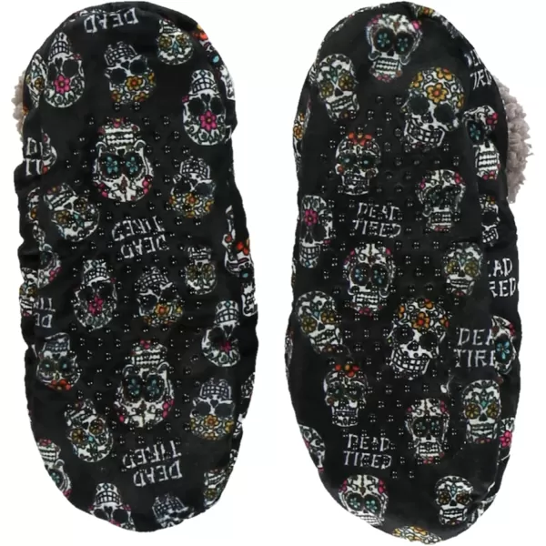 Lazy One Fuzzy Feet Slippers for Women Cute FleeceLined House Slippers Cute Slipper SocksDead Tired Fuzzy Feet