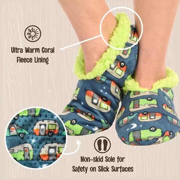 Lazy One Fuzzy Feet Slippers for Women Cute FleeceLined House Slippers Cute Slipper SocksNight Out Fuzzy Feet