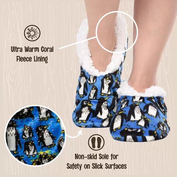 Lazy One Fuzzy Feet Slippers for Women Cute FleeceLined House Slippers Cute Slipper SocksOut Cold Fuzzy Feet