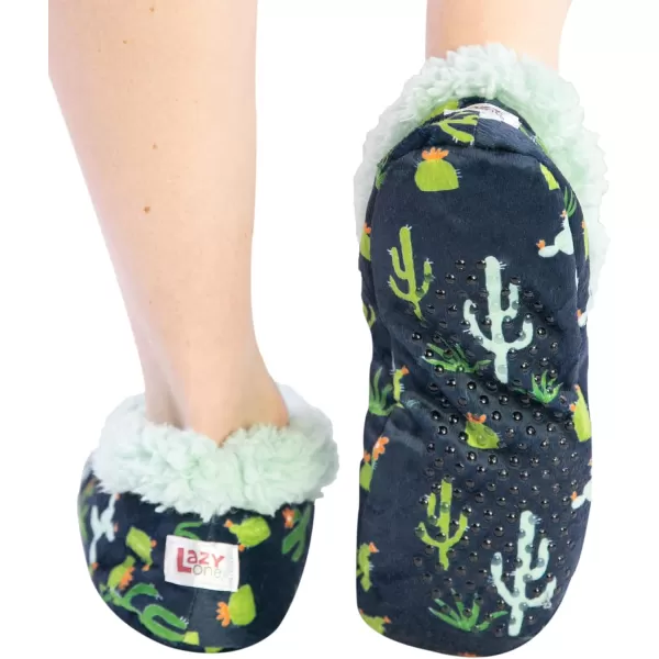 Lazy One Fuzzy Feet Slippers for Women Cute FleeceLined House Slippers Cute Slipper SocksStuck in Bed Fuzzy Feet