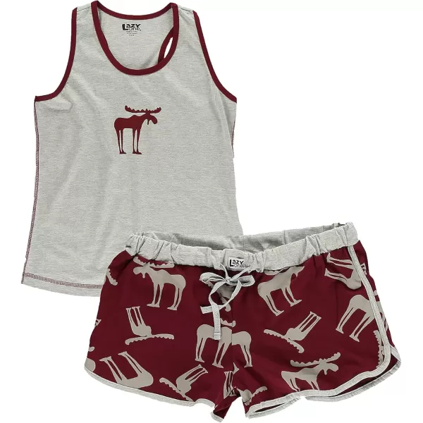 Lazy One Matching Pajamas for Women Cute Pajama Shorts and Tank Top Set Summer PajamasFunky Moose