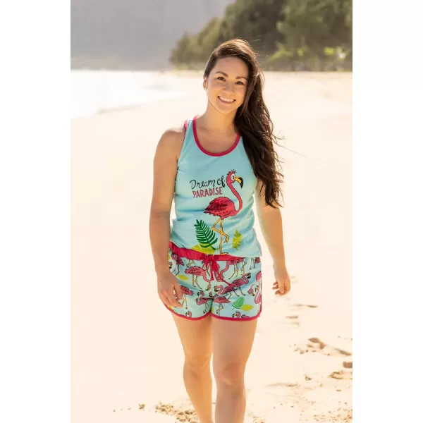 Lazy One Matching Pajamas for Women Cute Pajama Shorts and Tank Top Set Summer PajamasOn My Last Leg