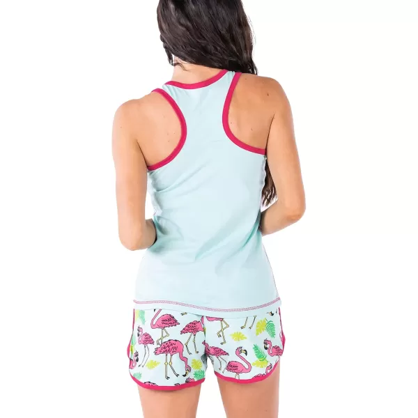 Lazy One Matching Pajamas for Women Cute Pajama Shorts and Tank Top Set Summer PajamasOn My Last Leg