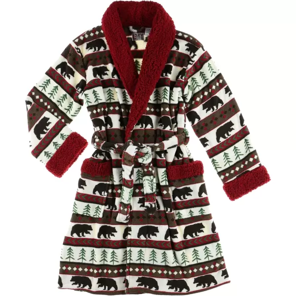 Lazy One UltraCozy Bathrobes for WomenBear Fair Isle Bathrobe