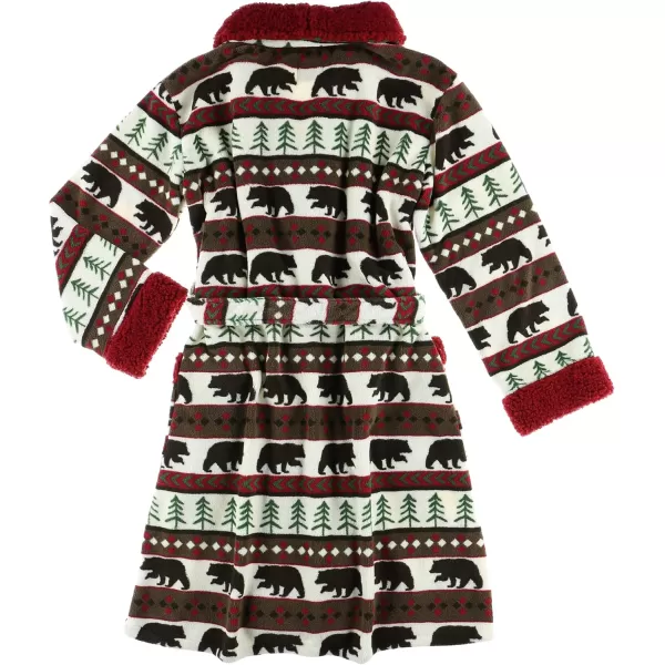 Lazy One UltraCozy Bathrobes for WomenBear Fair Isle Bathrobe