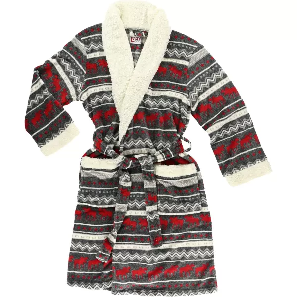 Lazy One UltraCozy Bathrobes for WomenCabin Moose Bathrobe