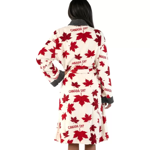 Lazy One UltraCozy Bathrobes for WomenCanada Eh Bathrobe