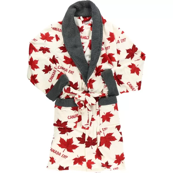 Lazy One UltraCozy Bathrobes for WomenCanada Eh Bathrobe