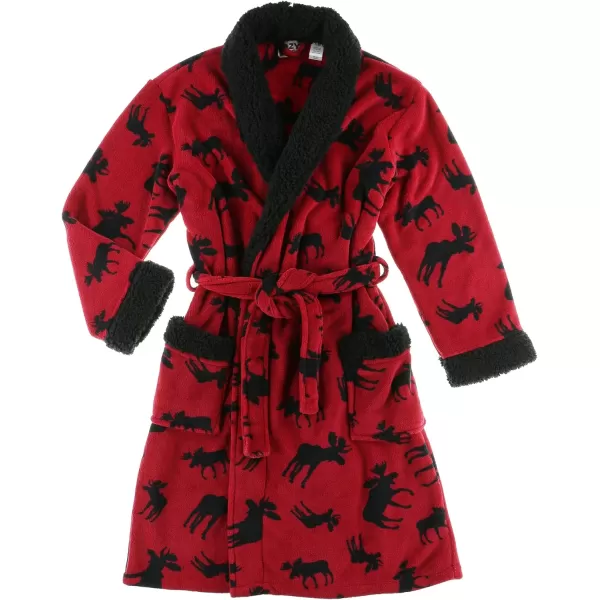 Lazy One UltraCozy Bathrobes for WomenClassic Moose Bathrobe