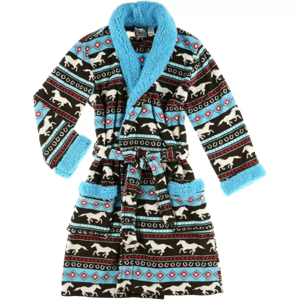 Lazy One UltraCozy Bathrobes for WomenHorse Fair Isle Bathrobe