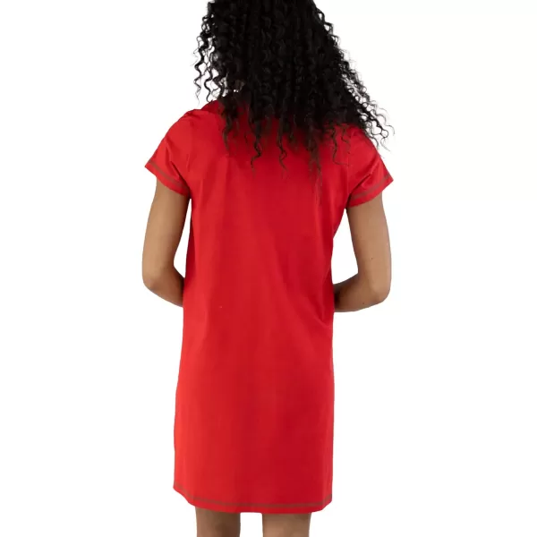 Lazy One Womens Nightgown Funny VNeck Sleep Shirt for Women Bear ampamp Moose Pajama ShirtsDont Wake the Bear Nightshirt