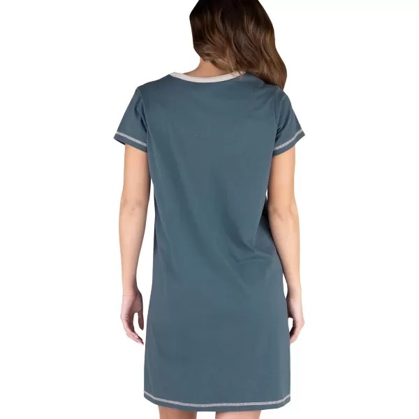Lazy One Womens Nightgown Funny VNeck Sleep Shirt for Women Bear ampamp Moose Pajama ShirtsMay the Forest Be With You Nightshirt