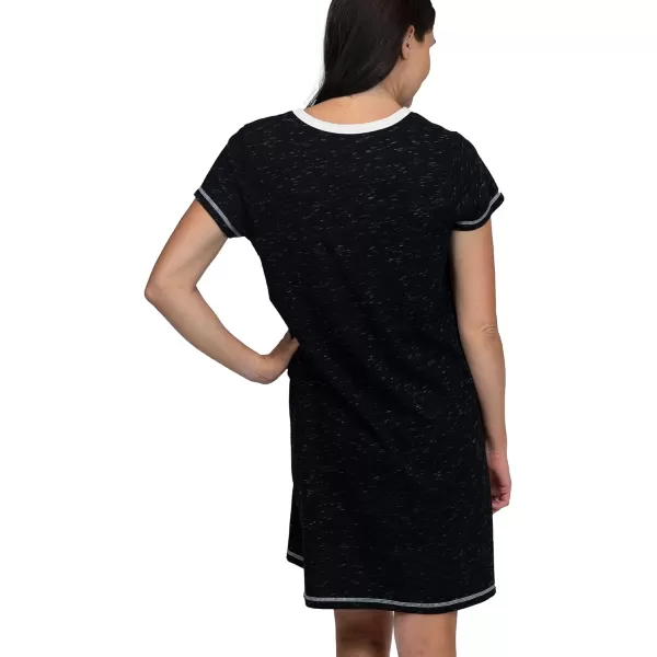 Lazy One Womens Nightgown Funny VNeck Sleep Shirt for Women Horse PJ Tee Mane Attraction SM