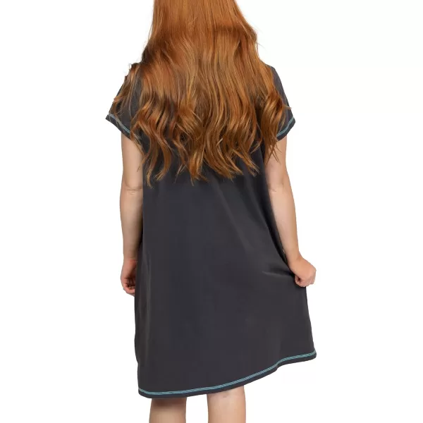 Lazy One Womens Nightgown Funny VNeck Sleep Shirt for Women Novelty Pajama ShirtQueen Bee Nightshirt