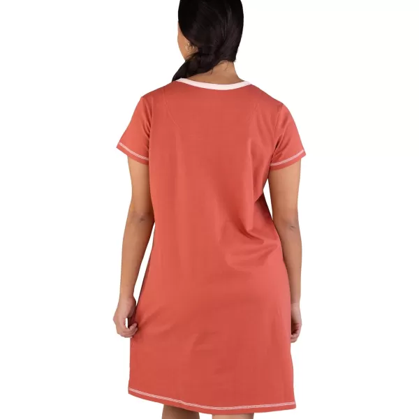 Lazy One Womens Nightgown Funny VNeck Sleep Shirt for Women Novelty Pajama ShirtValentines Day Gnome Nightshirt