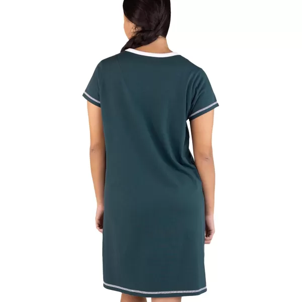 Lazy One Womens Nightgown Funny VNeck Sleep Shirt for Women Novelty Pajama ShirtsFollow to Bed Nightshirt