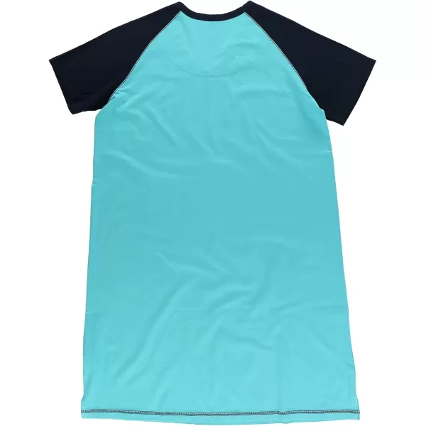 Lazy One Womens Nightgown Funny VNeck Sleep Shirt for Women Novelty Pajama ShirtsIm Flipping Tired Dolphin Nightshirt