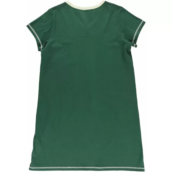 Lazy One Womens Nightgown Funny VNeck Sleep Shirt for Women Novelty Pajama TeesDark Green Fetching Tired Nightshirt