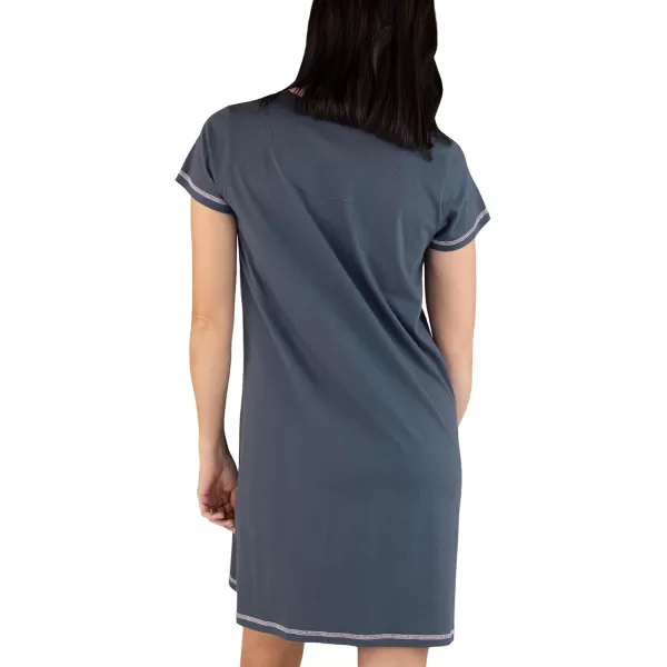 Lazy One Womens Nightgown Funny VNeck Sleep Shirt for Women Novelty Pajama TeesDont Do Mornings Horse Nightshirt