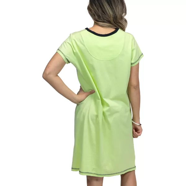 Lazy One Womens Nightgown Funny VNeck Sleep Shirt for Women Novelty Pajama TeesIm Pooped Horse Nightshirt