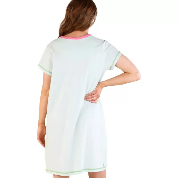 Lazy One Womens Nightgown Funny VNeck Sleep Shirt for Women Novelty Pajama TeesPawsitively Tired Nightshirt
