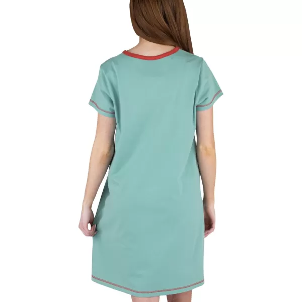 Lazy One Womens Nightgown Funny VNeck Sleep Shirt for Women Novelty Pajama TeesRodeo Nightshirts