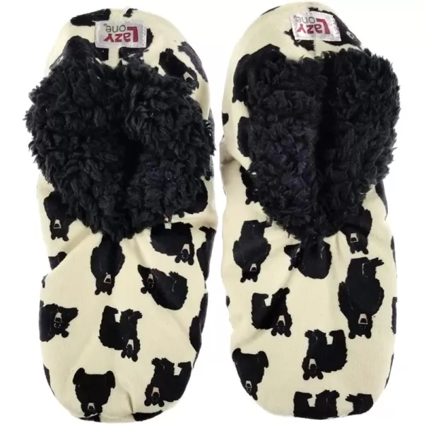 Lazy One Fuzzy Feet Slipper Socks for Women Cute FleeceLined House Slippers NonSkid Slipper SocksFamily Bear Fuzzy Feet