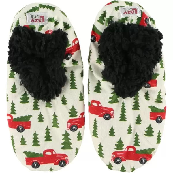 Lazy One Fuzzy Feet Slipper Socks for Women Cute FleeceLined House Slippers NonSkid Slipper SocksTailgate Fuzzy Feet