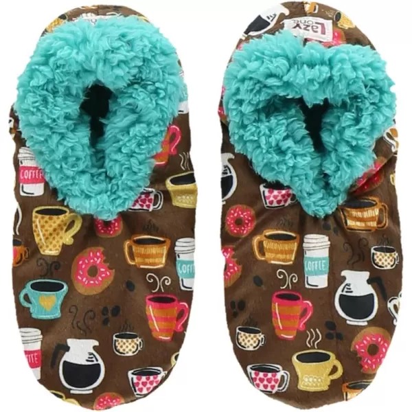 Lazy One Fuzzy Feet Slippers for Women Cute FleeceLined House Slippers Cute Slipper SocksLatte Sleep Fuzzy Feey