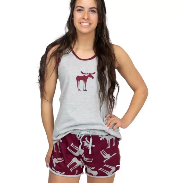 Lazy One Matching Pajamas for Women Cute Pajama Shorts and Tank Top Set Summer PajamasFunky Moose